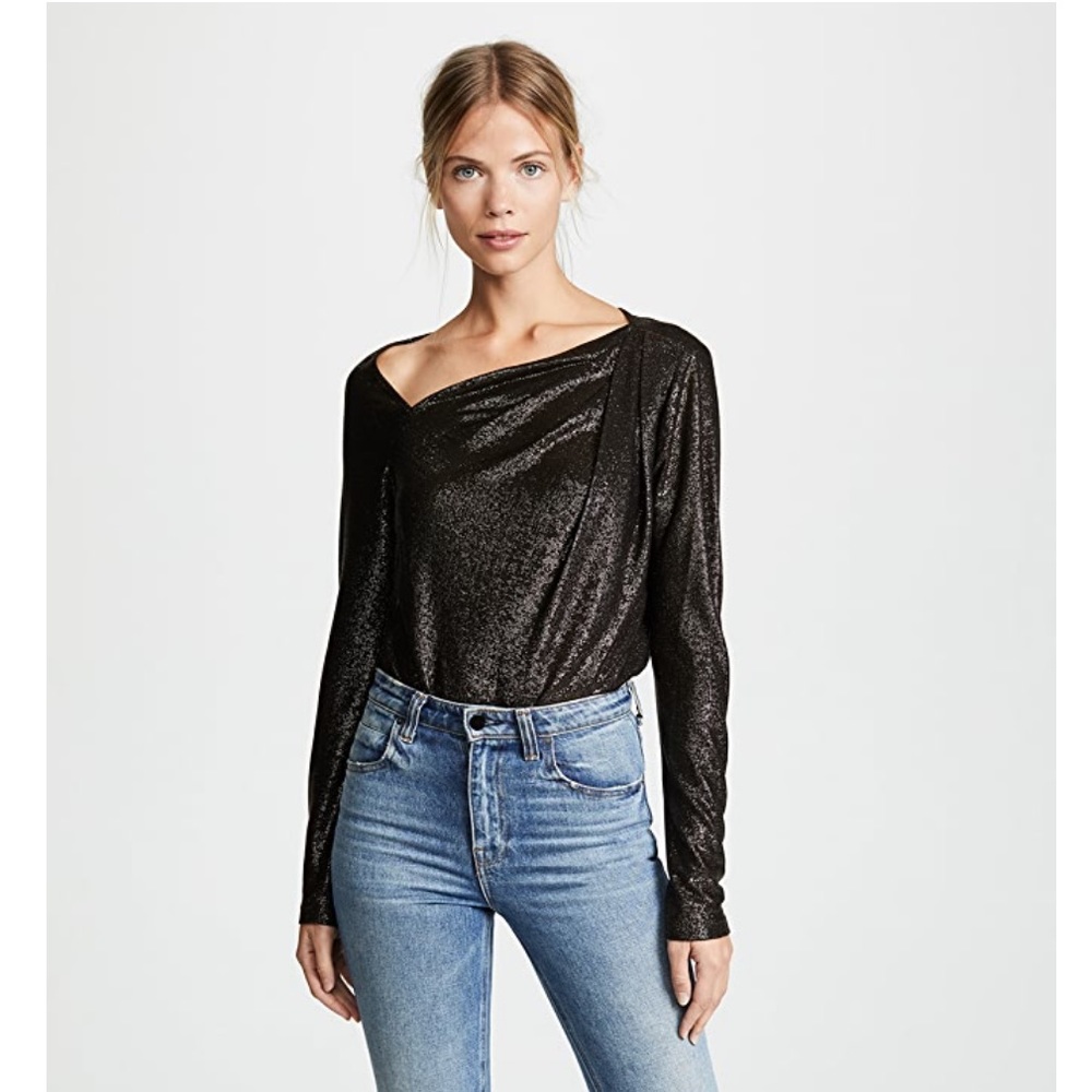 NWT Ramy Brook Arsola Asymmetrical Knit Top